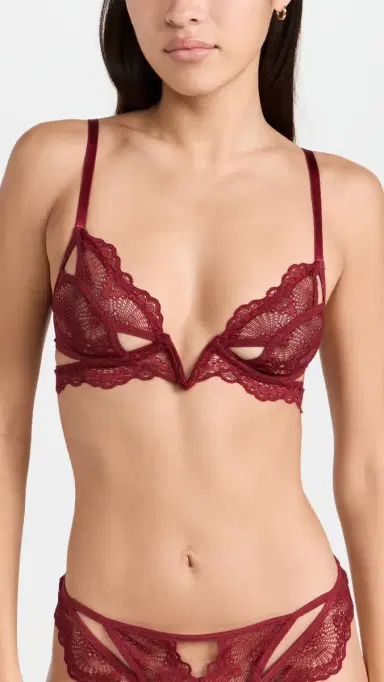 Thistle and Spire Kane V Wire Bra Ruby 36C | Thumbnail 2 Thistle and Spire Kane V Wire Bra Ruby 36C | Thumbnail 2