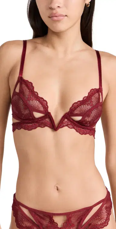 Thistle and Spire Kane V Wire Bra Ruby 36C | Thumbnail 1 Thistle and Spire Kane V Wire Bra Ruby 36C | Thumbnail 1