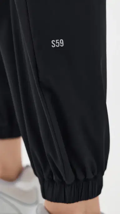 Splits59 Megan Woven Nylon Joggers Black | Thumbnail 6 Splits59 Megan Woven Nylon Joggers Black | Thumbnail 6