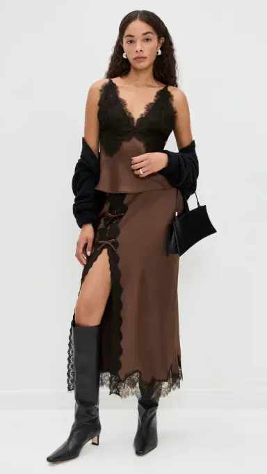LoveShackFancy Elloryn Top Chocolate Brown | Thumbnail 5 LoveShackFancy Elloryn Top Chocolate Brown | Thumbnail 5