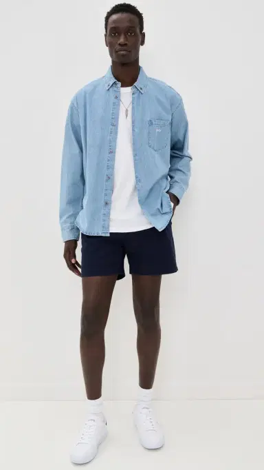 Orlebar Brown Bulldog Stretch-Cotton Shorts 5.5 Dark Navy 34 | Thumbnail 5 Orlebar Brown Bulldog Stretch-Cotton Shorts 5.5 Dark Navy 34 | Thumbnail 5