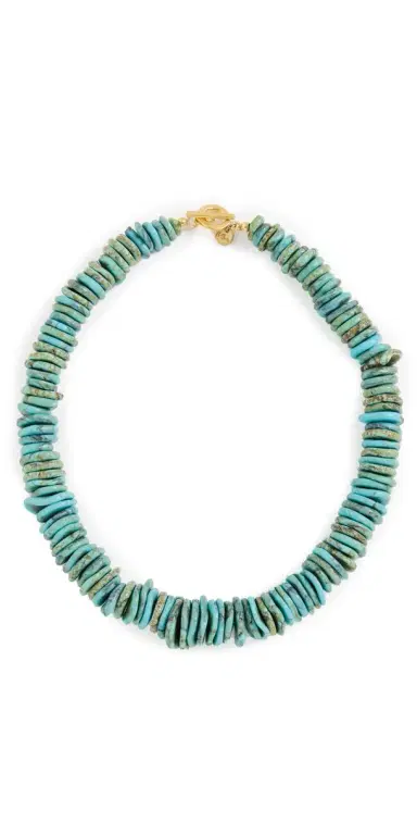 Maison Irem Athens Necklace Turquoise One Size | Thumbnail 1 Maison Irem Athens Necklace Turquoise One Size | Thumbnail 1
