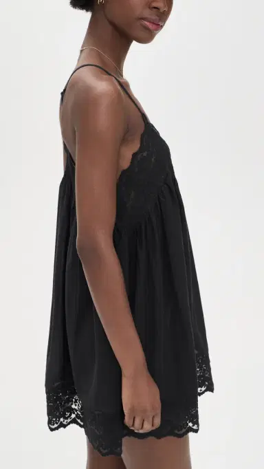 Free People Fiona lip Dress Black | Thumbnail 4 Free People Fiona lip Dress Black | Thumbnail 4