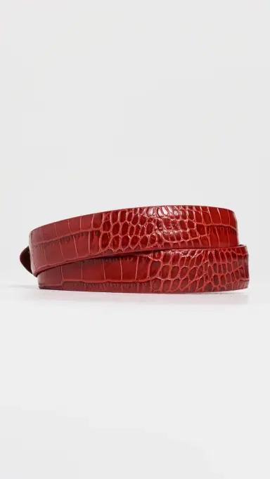 Anderson's Narrow Semi Formal Croc Print Belt | Thumbnail 4 Anderson's Narrow Semi Formal Croc Print Belt | Thumbnail 4