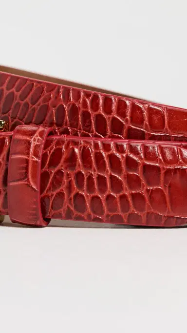 Anderson's Narrow Semi Formal Croc Print Belt | Thumbnail 5 Anderson's Narrow Semi Formal Croc Print Belt | Thumbnail 5