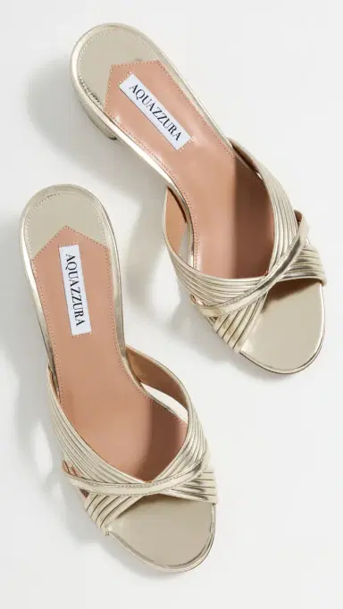 Aquazzura Sundance Sandals 35 Light Gold | Thumbnail 5 Aquazzura Sundance Sandals 35 Light Gold | Thumbnail 5