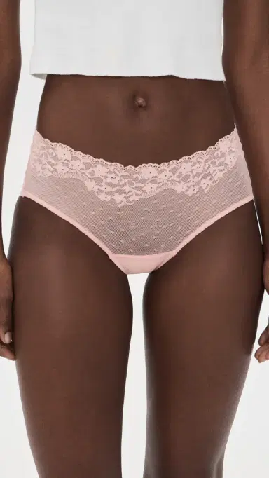 Commando Double Take Lace Bikini Blush | Thumbnail 2 Commando Double Take Lace Bikini Blush | Thumbnail 2