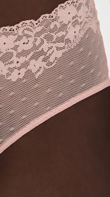 Commando Double Take Lace Bikini Blush | Thumbnail 4 Commando Double Take Lace Bikini Blush | Thumbnail 4