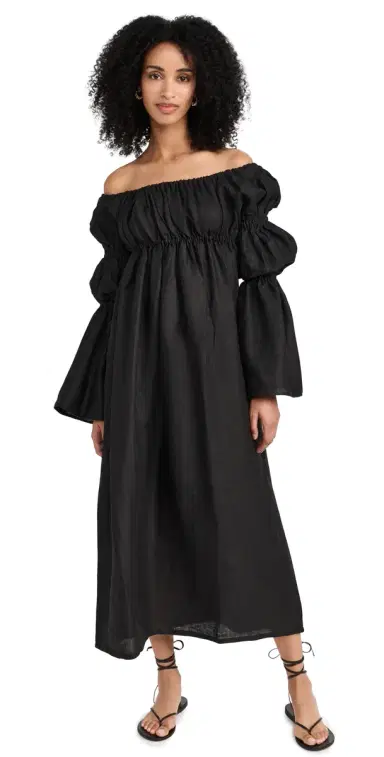 Mie Phi Phi Dress Black | Thumbnail 1 Mie Phi Phi Dress Black | Thumbnail 1