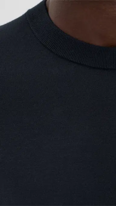 Theory Light Bilen Knit Soris Tee Dark Eclipse L | Thumbnail 6 Theory Light Bilen Knit Soris Tee Dark Eclipse L | Thumbnail 6