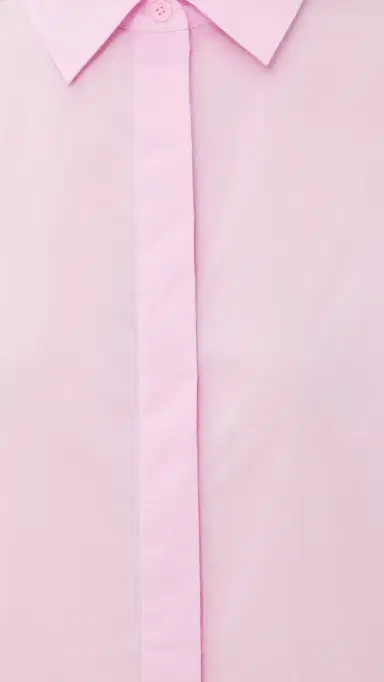 Simkhai Renata Cropped Button Down Shirt Tulip S | Thumbnail 6 Simkhai Renata Cropped Button Down Shirt Tulip S | Thumbnail 6