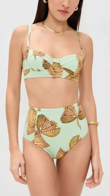 Ulla Johnson Zahara Bikini Top Water Blossoms | Thumbnail 5 Ulla Johnson Zahara Bikini Top Water Blossoms | Thumbnail 5