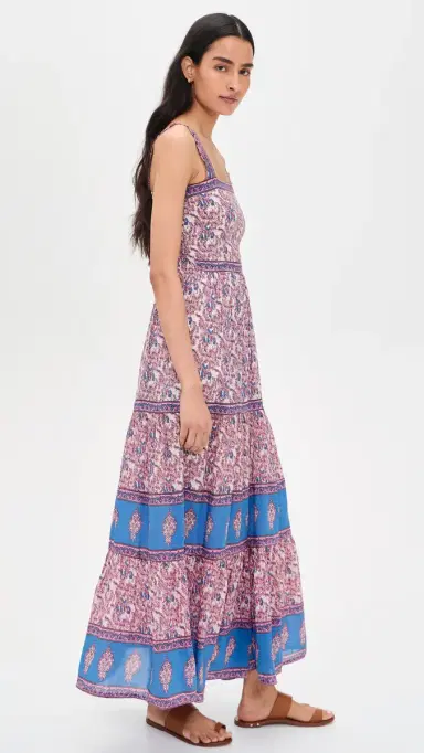 Bell Olea Maxi Dress Pink and Blue | Thumbnail 4 Bell Olea Maxi Dress Pink and Blue | Thumbnail 4