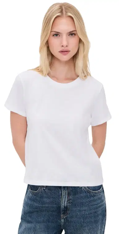 Splendid Louisa Short Sleeve Tee White | Thumbnail 1 Splendid Louisa Short Sleeve Tee White | Thumbnail 1