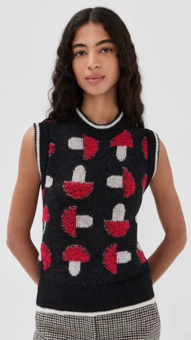 La DoubleJ Fun Guy Gilet Black | Thumbnail 2 La DoubleJ Fun Guy Gilet Black | Thumbnail 2