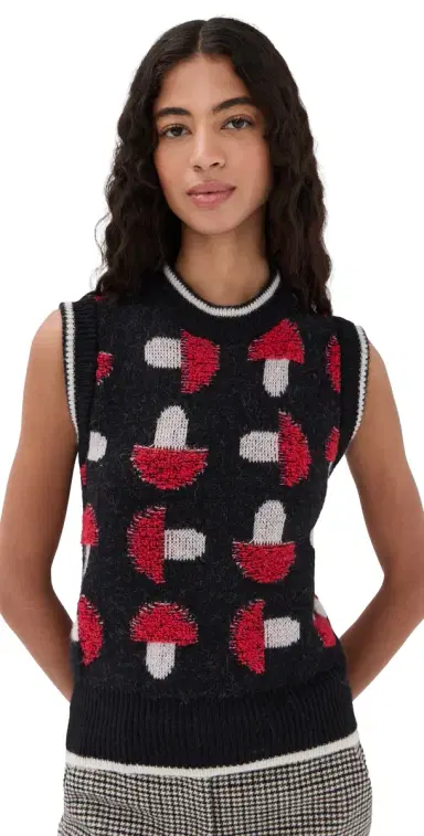 La DoubleJ Fun Guy Gilet Black | Thumbnail 1 La DoubleJ Fun Guy Gilet Black | Thumbnail 1