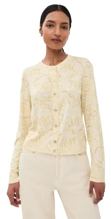 Versace Knit Sweater Washed Out Gold | Thumbnail 1 Versace Knit Sweater Washed Out Gold | Thumbnail 1