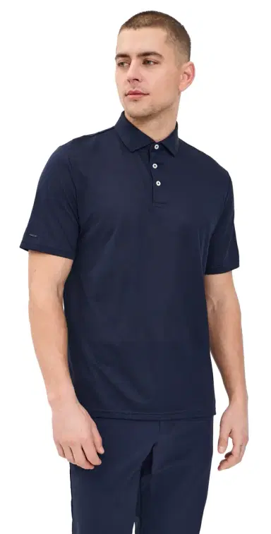 RLX Ralph Lauren Solid Tour Pique Polo Refined Navy | Thumbnail 1 RLX Ralph Lauren Solid Tour Pique Polo Refined Navy | Thumbnail 1