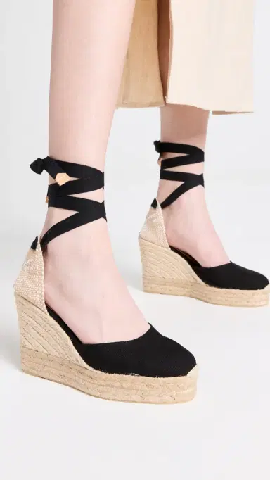 Castañer Carina Tall Canvas Espadrilles Black 37 | Thumbnail 3 Castañer Carina Tall Canvas Espadrilles Black 37 | Thumbnail 3
