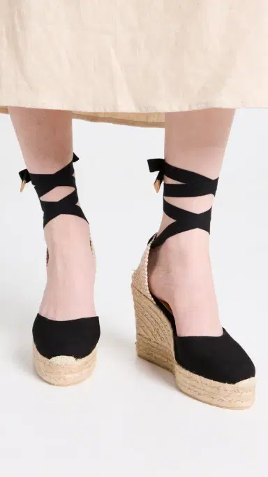 Castañer Carina Tall Canvas Espadrilles Black 37 | Thumbnail 5 Castañer Carina Tall Canvas Espadrilles Black 37 | Thumbnail 5