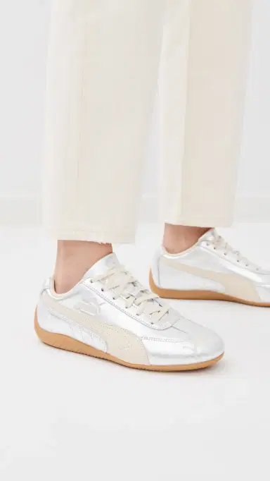 Puma Speedcat Silver Sneakers Alpine Snow/Gum | Thumbnail 3 Puma Speedcat Silver Sneakers Alpine Snow/Gum | Thumbnail 3