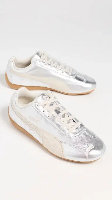 Puma Speedcat Silver Sneakers Alpine Snow/Gum | Thumbnail 5 Puma Speedcat Silver Sneakers Alpine Snow/Gum | Thumbnail 5