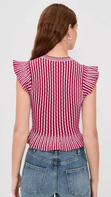 RAILS Bryn Top Berry Stripe | Thumbnail 3 RAILS Bryn Top Berry Stripe | Thumbnail 3