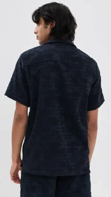 OAS Night Lagoon Cuba Terry Shirt Blue | Thumbnail 3 OAS Night Lagoon Cuba Terry Shirt Blue | Thumbnail 3