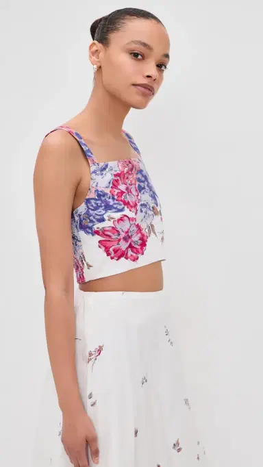 Cleobella Jenni Top Camellia Print | Thumbnail 4 Cleobella Jenni Top Camellia Print | Thumbnail 4