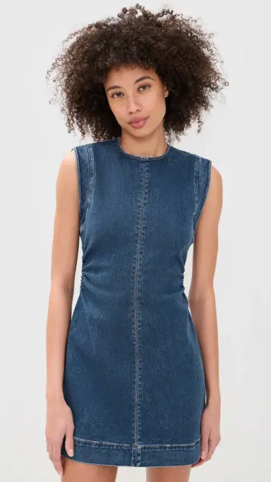 Veronica Beard Jean Imara Mini Dress Dark Bright Blue | Thumbnail 2 Veronica Beard Jean Imara Mini Dress Dark Bright Blue | Thumbnail 2