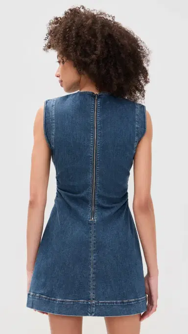 Veronica Beard Jean Imara Mini Dress Dark Bright Blue | Thumbnail 3 Veronica Beard Jean Imara Mini Dress Dark Bright Blue | Thumbnail 3