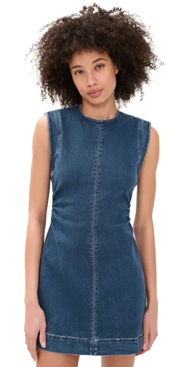 Veronica Beard Jean Imara Mini Dress Dark Bright Blue | Thumbnail 1 Veronica Beard Jean Imara Mini Dress Dark Bright Blue | Thumbnail 1