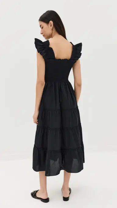 Hill House Home The Ellie Cotton Nap Dress Black | Thumbnail 3 Hill House Home The Ellie Cotton Nap Dress Black | Thumbnail 3
