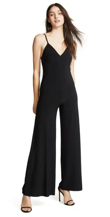Norma Kamali Slip Jumpsuit Black | Thumbnail 1 Norma Kamali Slip Jumpsuit Black | Thumbnail 1