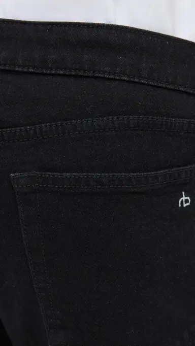 rag & bone Fit 3 Authentic Stretch Jeans Black | Thumbnail 6 rag & bone Fit 3 Authentic Stretch Jeans Black | Thumbnail 6