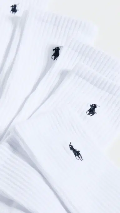Polo Ralph Lauren Performance Crew Socks 6 Pack | Thumbnail 3 Polo Ralph Lauren Performance Crew Socks 6 Pack | Thumbnail 3