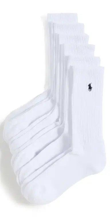 Polo Ralph Lauren Performance Crew Socks 6 Pack | Thumbnail 1 Polo Ralph Lauren Performance Crew Socks 6 Pack | Thumbnail 1