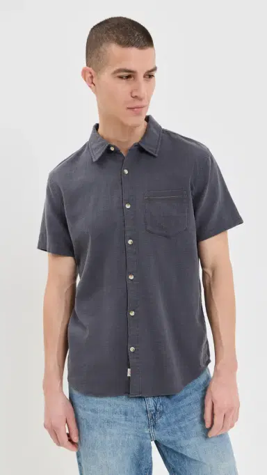 Marine Layer Classic tretch elvage Shirt India Ink | Thumbnail 2 Marine Layer Classic tretch elvage Shirt India Ink | Thumbnail 2