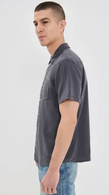 Marine Layer Classic tretch elvage Shirt India Ink | Thumbnail 4 Marine Layer Classic tretch elvage Shirt India Ink | Thumbnail 4
