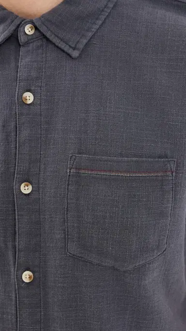 Marine Layer Classic tretch elvage Shirt India Ink | Thumbnail 6 Marine Layer Classic tretch elvage Shirt India Ink | Thumbnail 6