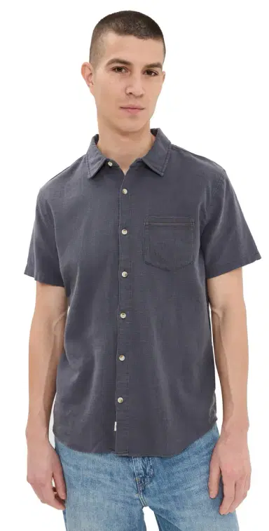 Marine Layer Classic tretch elvage Shirt India Ink | Thumbnail 1 Marine Layer Classic tretch elvage Shirt India Ink | Thumbnail 1