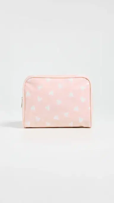 Weezie Small Toiletry Bag Pink Hearts One Size | Thumbnail 2 Weezie Small Toiletry Bag Pink Hearts One Size | Thumbnail 2
