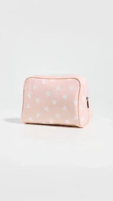 Weezie Small Toiletry Bag Pink Hearts One Size | Thumbnail 3 Weezie Small Toiletry Bag Pink Hearts One Size | Thumbnail 3