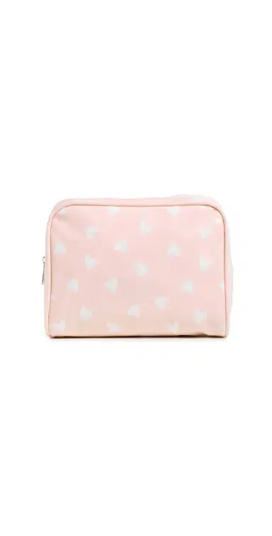 Weezie Small Toiletry Bag Pink Hearts One Size | Thumbnail 1 Weezie Small Toiletry Bag Pink Hearts One Size | Thumbnail 1