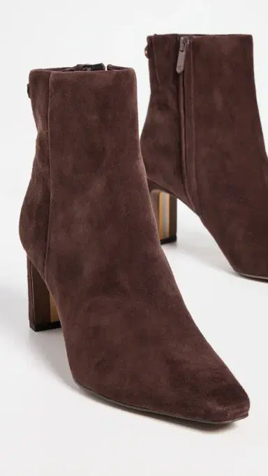 Sam Edelman Saige Booties Dark Brown 9 | Thumbnail 5 Sam Edelman Saige Booties Dark Brown 9 | Thumbnail 5