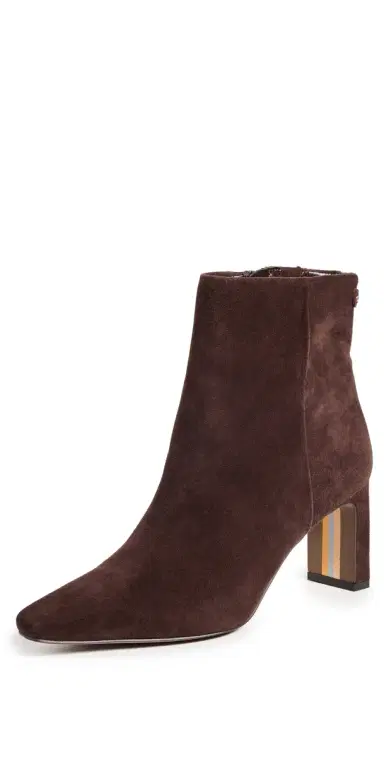Sam Edelman Saige Booties Dark Brown 9 | Thumbnail 1 Sam Edelman Saige Booties Dark Brown 9 | Thumbnail 1
