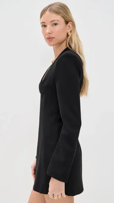 BLACK HALO Kenna Micro Mini Dress Black 4 | Thumbnail 4 BLACK HALO Kenna Micro Mini Dress Black 4 | Thumbnail 4