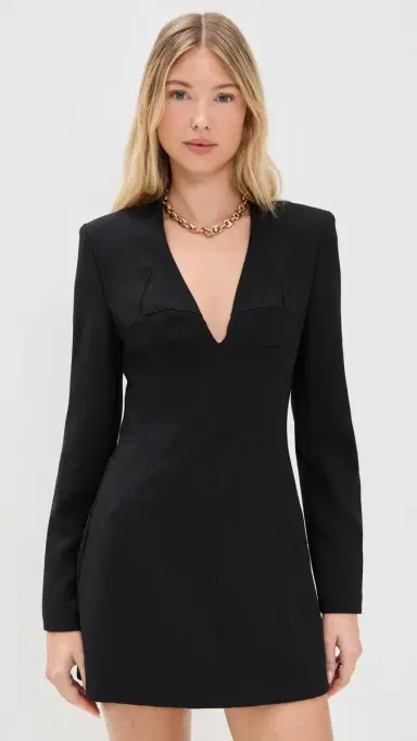 BLACK HALO Kenna Micro Mini Dress Black 4 | Thumbnail 5 BLACK HALO Kenna Micro Mini Dress Black 4 | Thumbnail 5