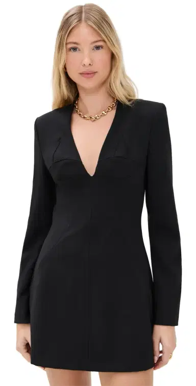 BLACK HALO Kenna Micro Mini Dress Black 4 | Thumbnail 1 BLACK HALO Kenna Micro Mini Dress Black 4 | Thumbnail 1
