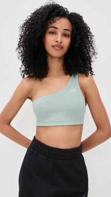 Adidas OPT Rib Light Support Bra | Thumbnail 2 Adidas OPT Rib Light Support Bra | Thumbnail 2